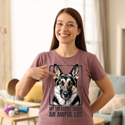Sheds an Awful Lot Color T-shirt