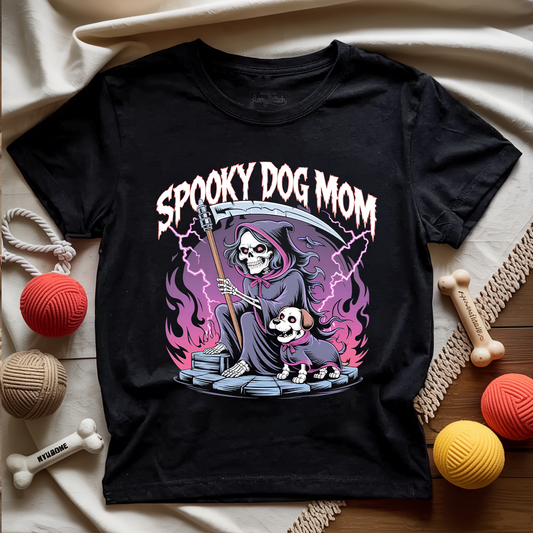 Spooky Dog Mom T-shirt