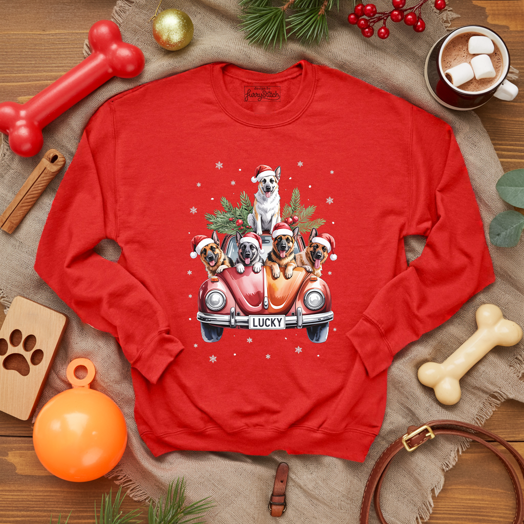 Merry Shepherd Car Sweatshirt