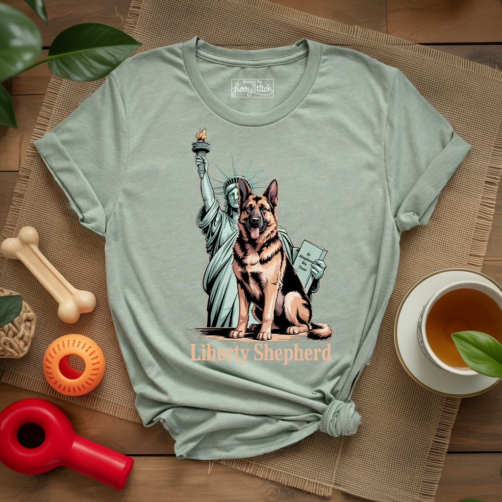 Liberty Shepherd – Loyal & Free Spirit T-shirt