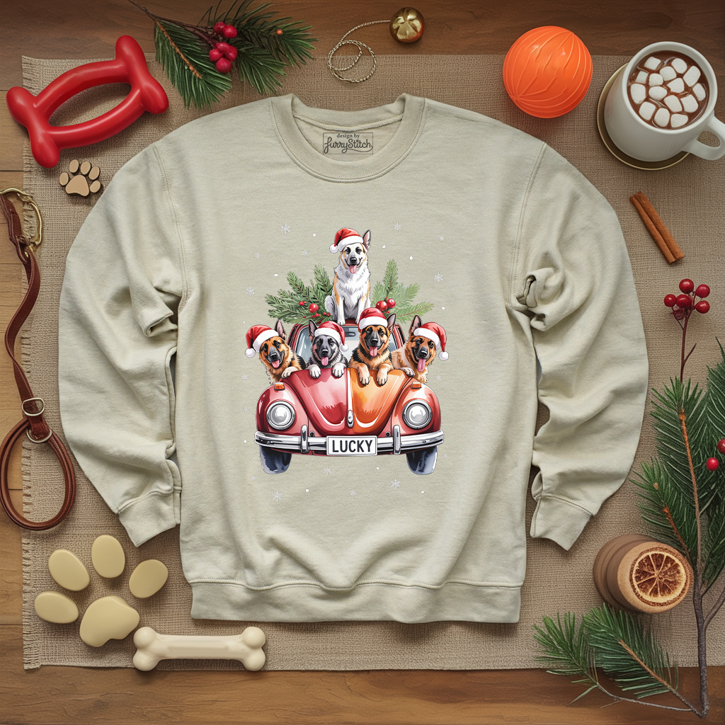 Merry Shepherd Car Sweatshirt