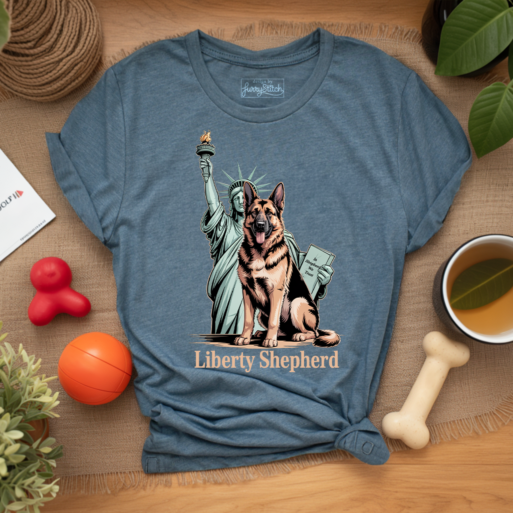 Liberty Shepherd – Loyal & Free Spirit T-shirt