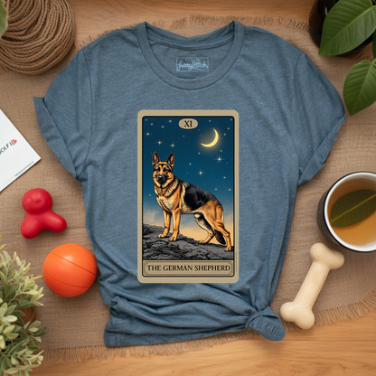 German Shepherd Tarot Card T-shirt
