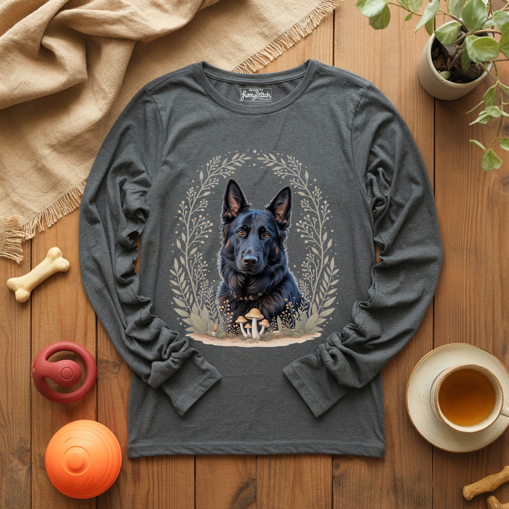 Bohemian Black Shepherd Long Sleeve T-shirt
