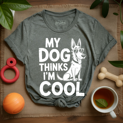 My Dog Thinks I'm Cool T-shirt