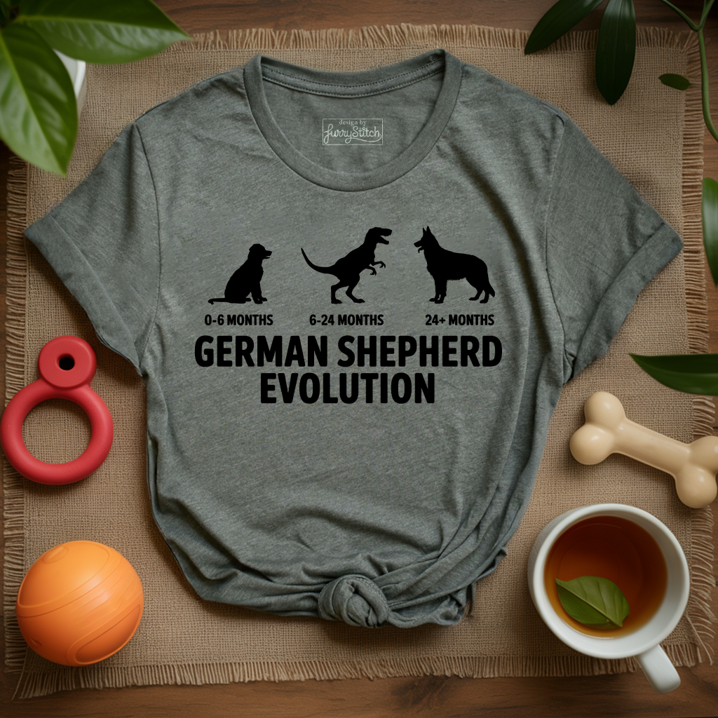 German Shepherd Evolution T-shirt