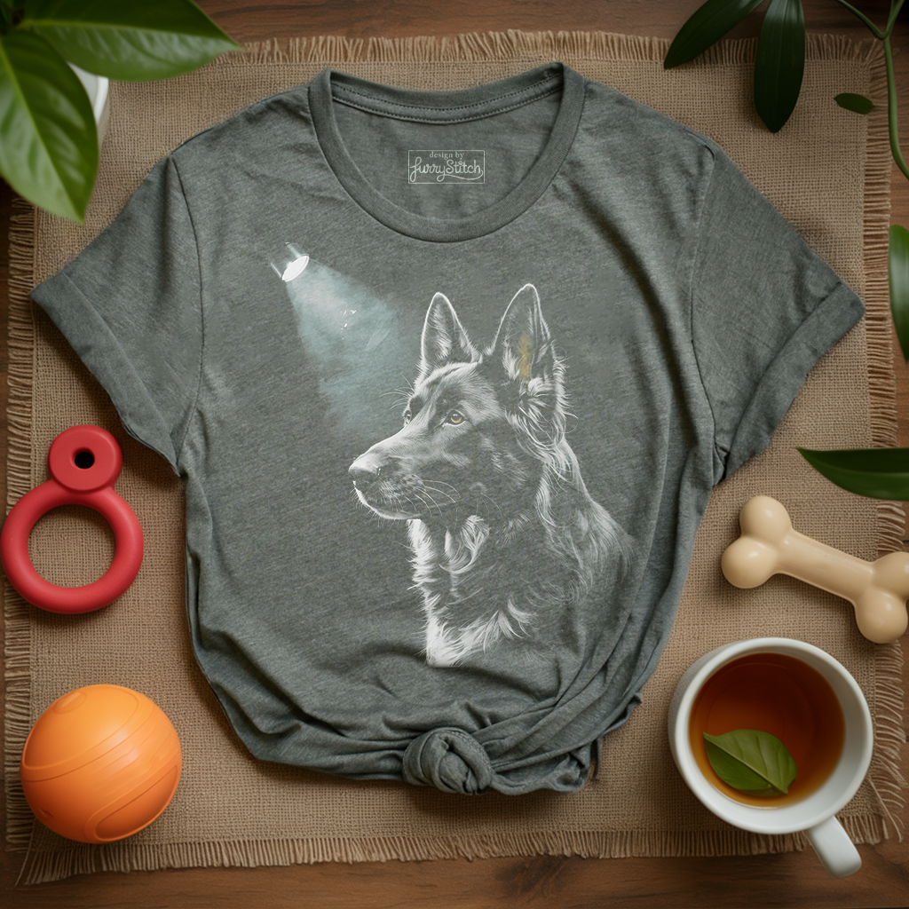 German Shepherd Silhouette T-shirt