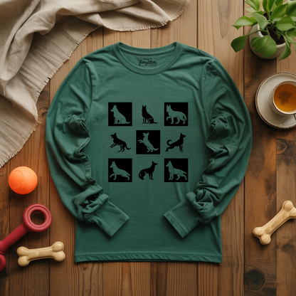 Shepherd Checkerboard Long Sleeve T-shirt