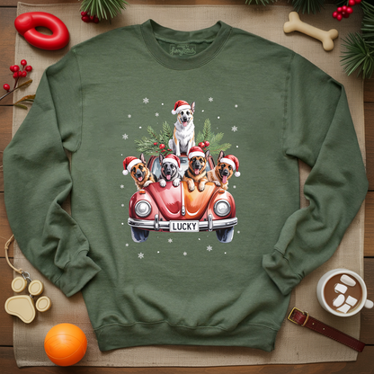 Merry Shepherd Car Sweatshirt