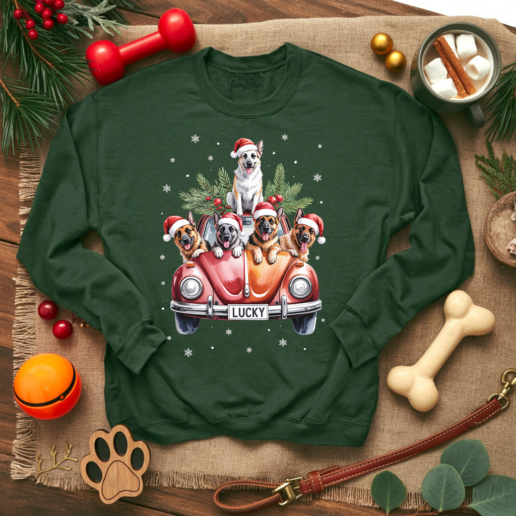Merry Shepherd Car Sweatshirt